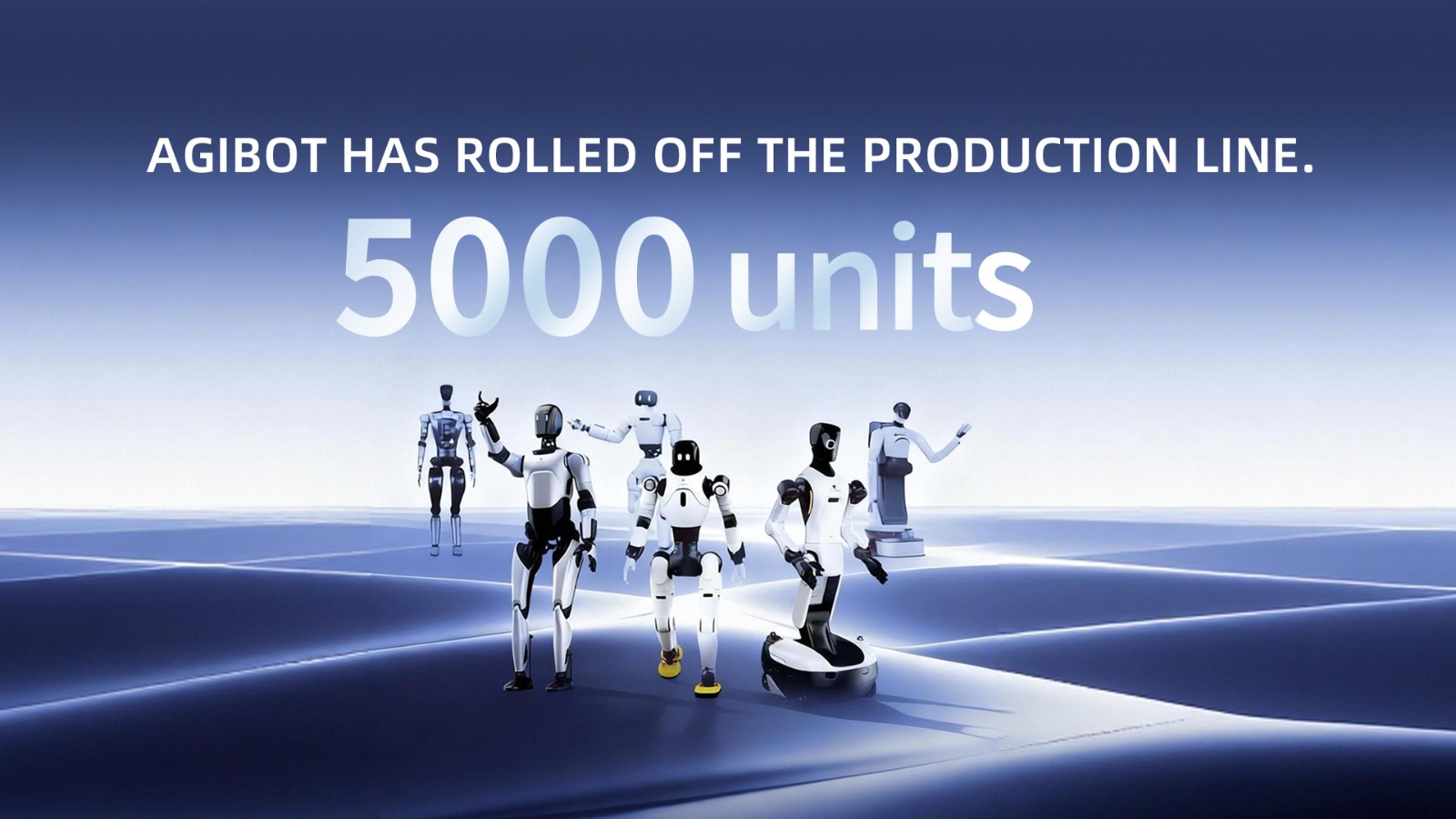 AGIBOT Announces the Rollout of Its 5,000th Mass-Produced  Humanoid Robot