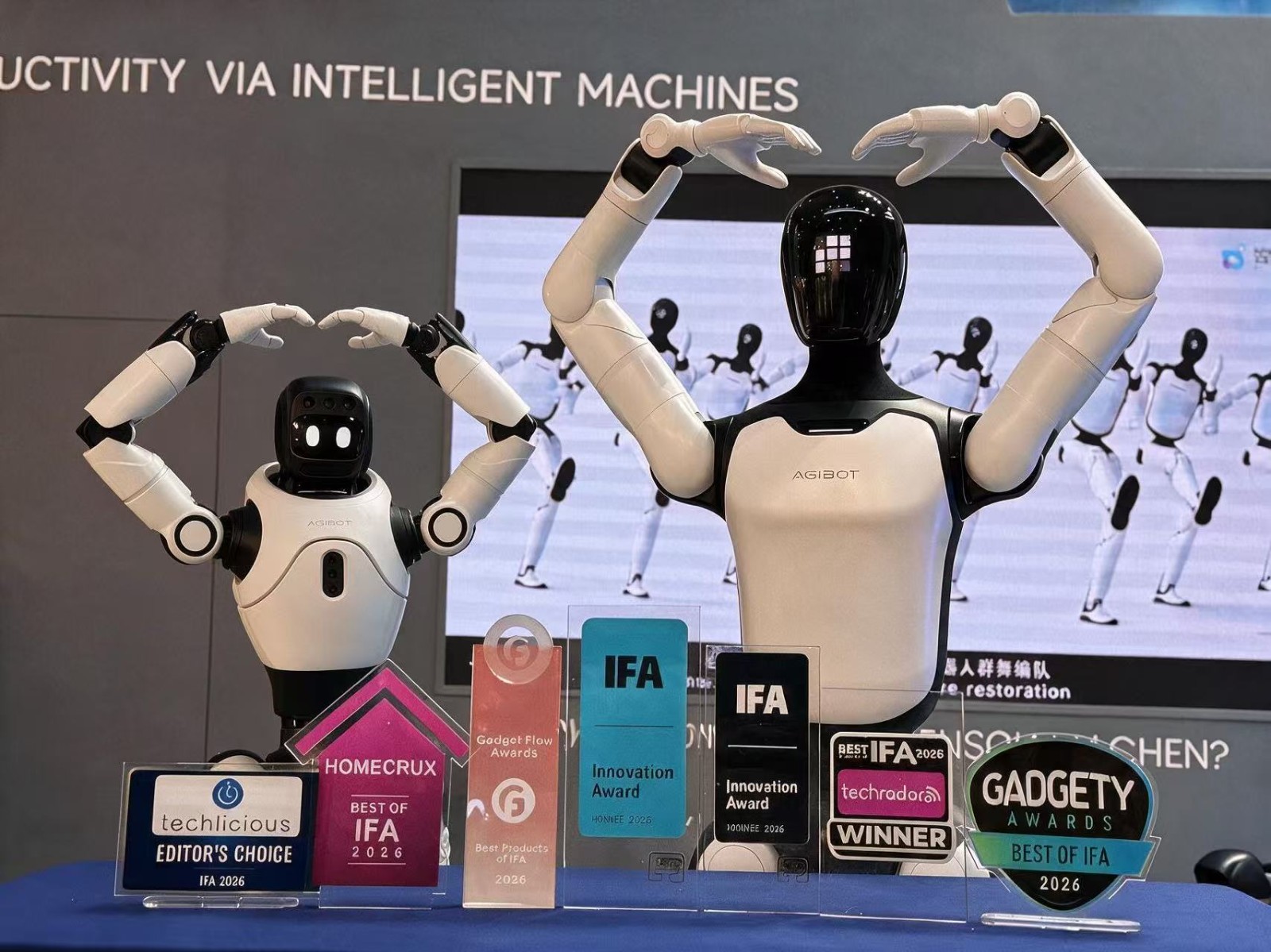 AGIBOT Humanoid Robots Re...